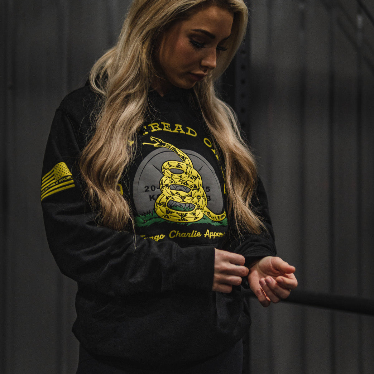 Don't Tread on Me - Hoodie by Tango Charlie Apparel