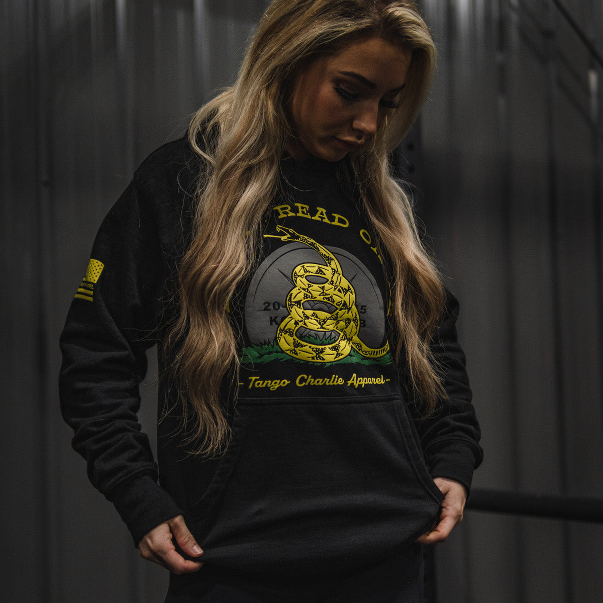 Don't Tread on Me - Hoodie by Tango Charlie Apparel
