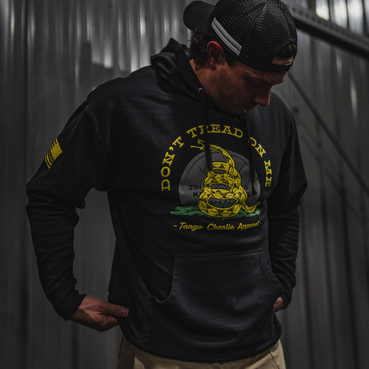 Don't Tread on Me - Hoodie by Tango Charlie Apparel