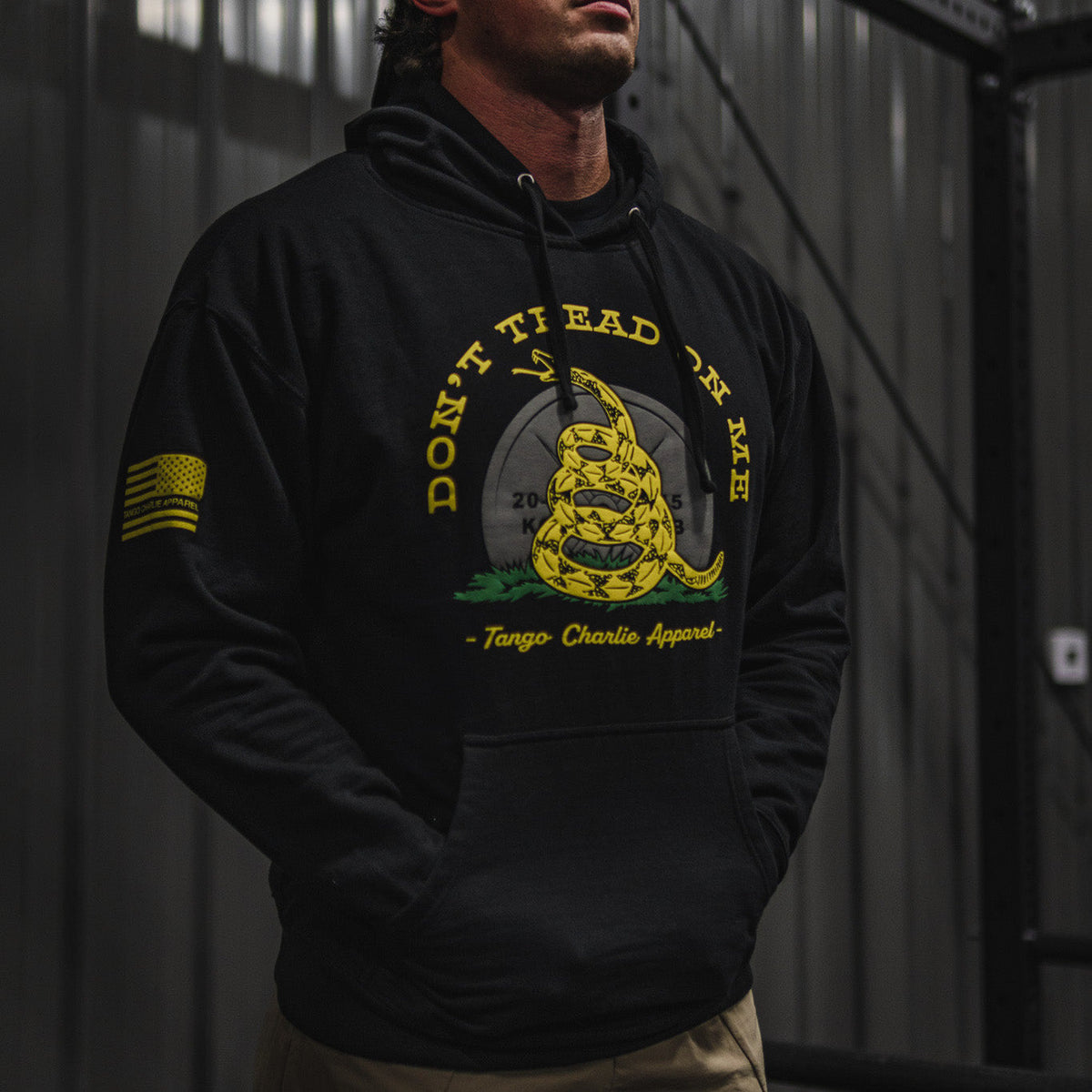 Don't Tread on Me - Hoodie by Tango Charlie Apparel