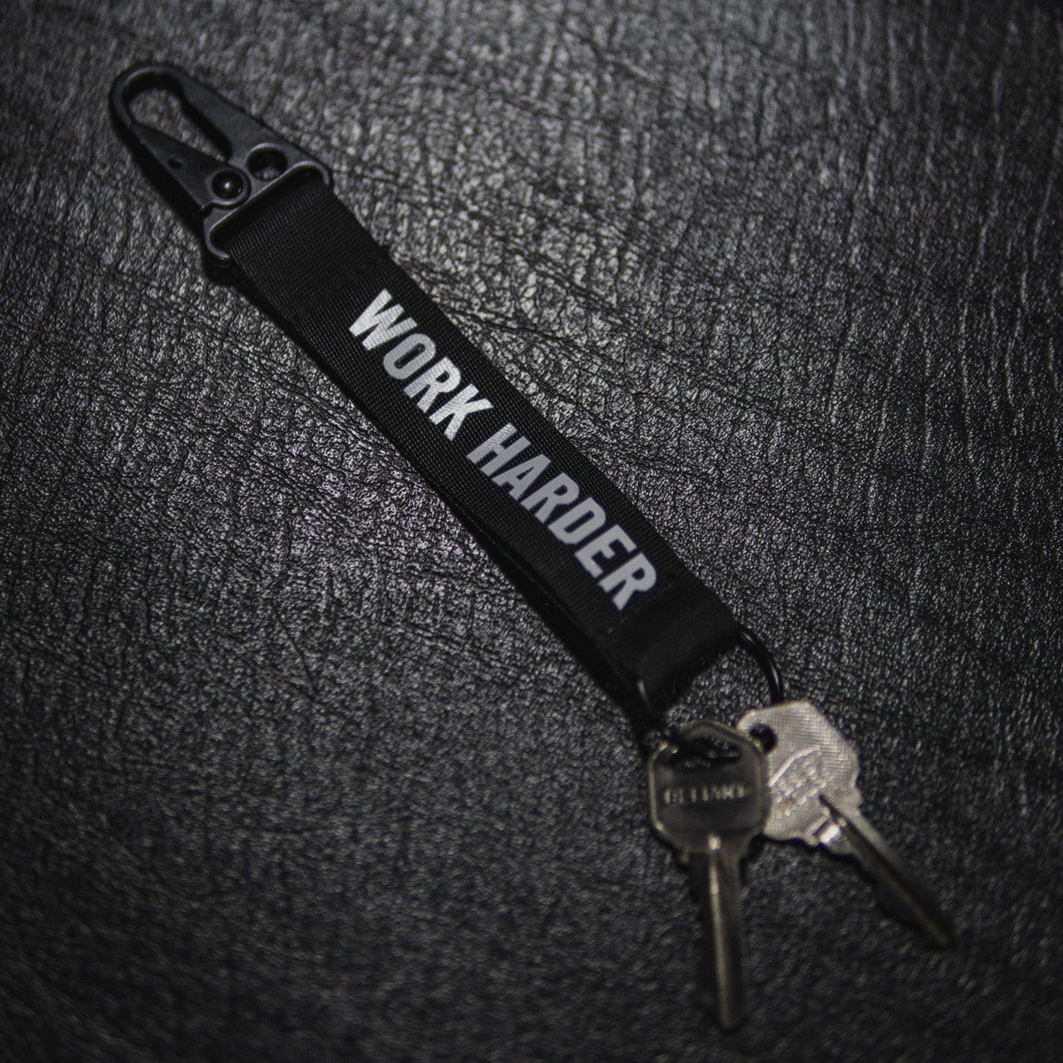 Work Harder - Keychain by Tango Charlie Apparel