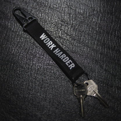 Work Harder - Keychain by Tango Charlie Apparel