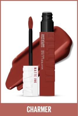 Maybelline Super Stay Matte Ink 510 Charmer: Long Lasting Liquid Matte Lipstick, Highly Pigmented, All-Day Wear, Transfer-Proof Lip Color by Beauty Care Bag