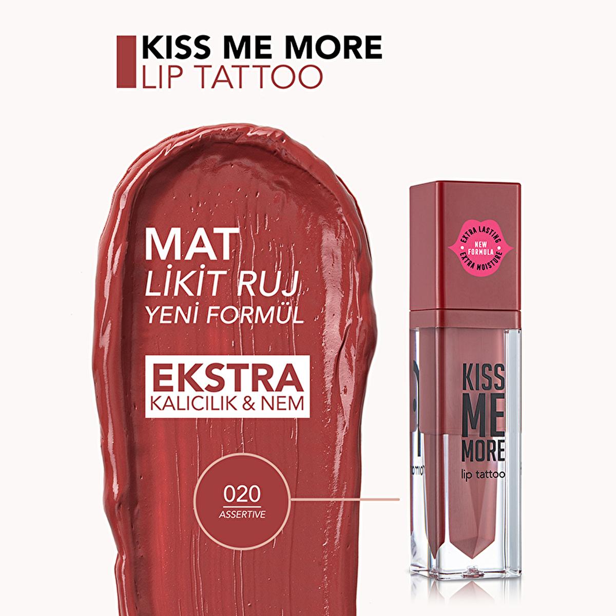Flormar Liquid Matte Lipstick - Long-Lasting Moisturizing Lip Color, Transfer-Proof, 020 Assertive by Beauty Care Bag