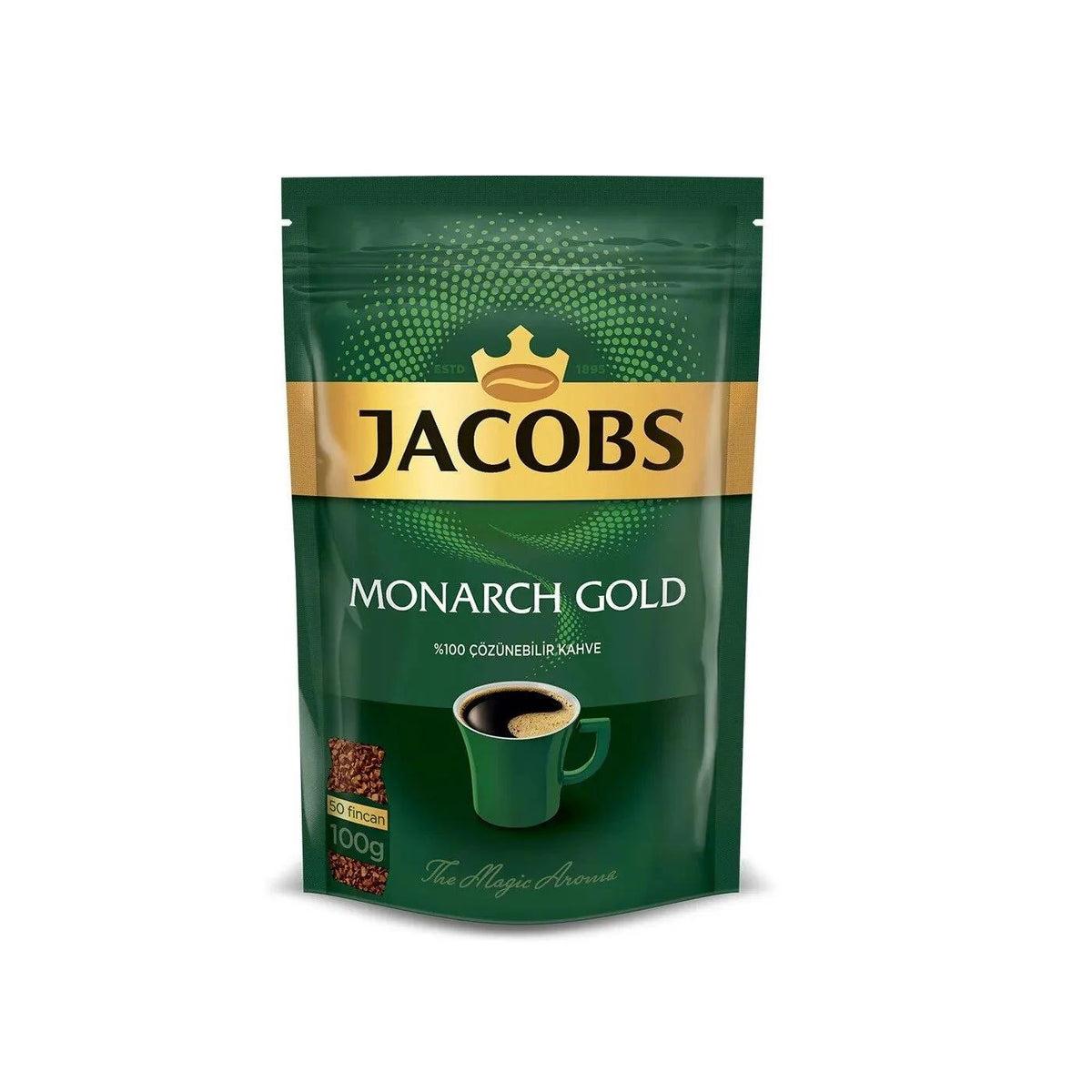 Jacobs Monarch Gold Instant Coffee Rich & Smooth Aroma 100g by Beauty Care Bag
