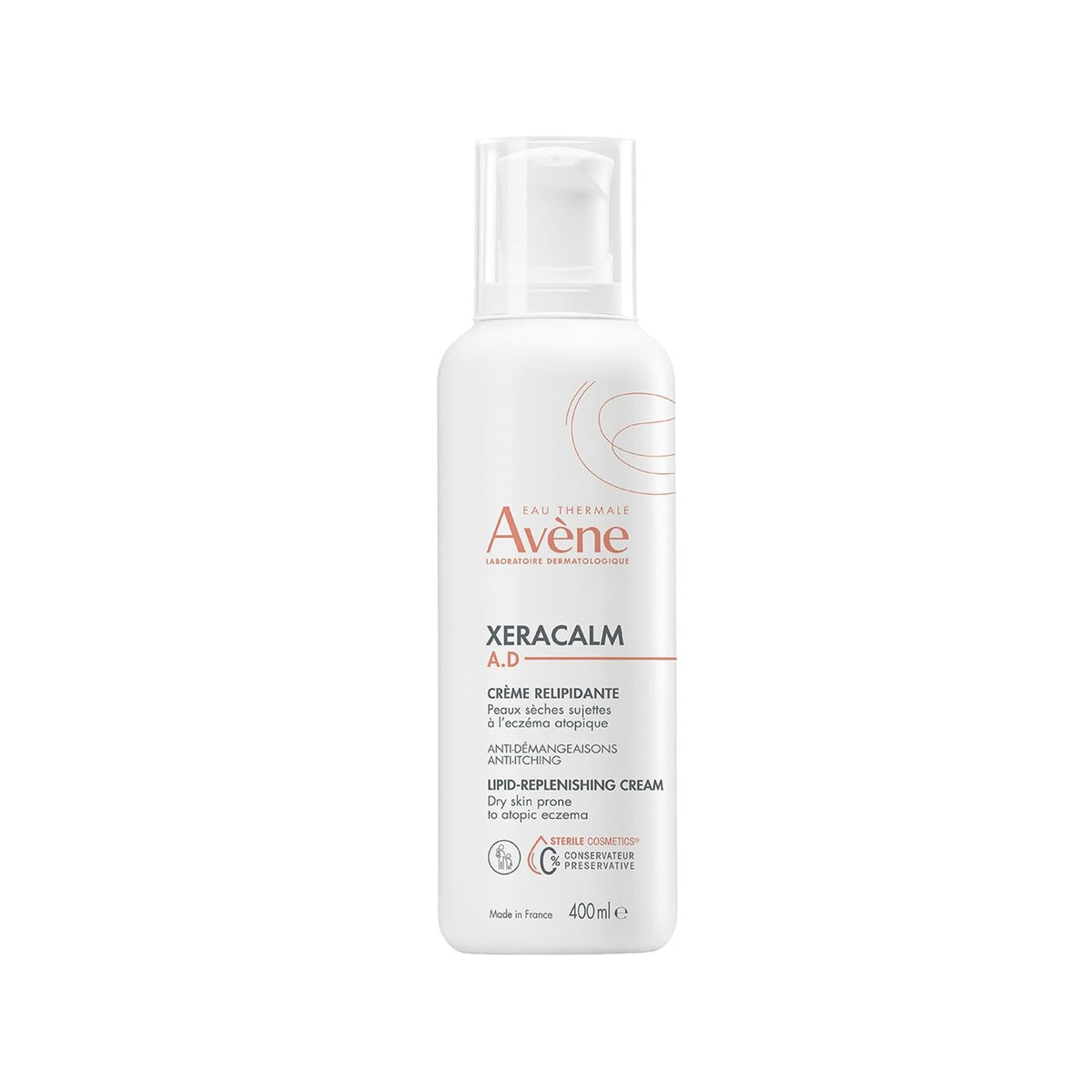 Avene XeraCalm A.D lipid-replenishing cream, 13.53 fl oz
