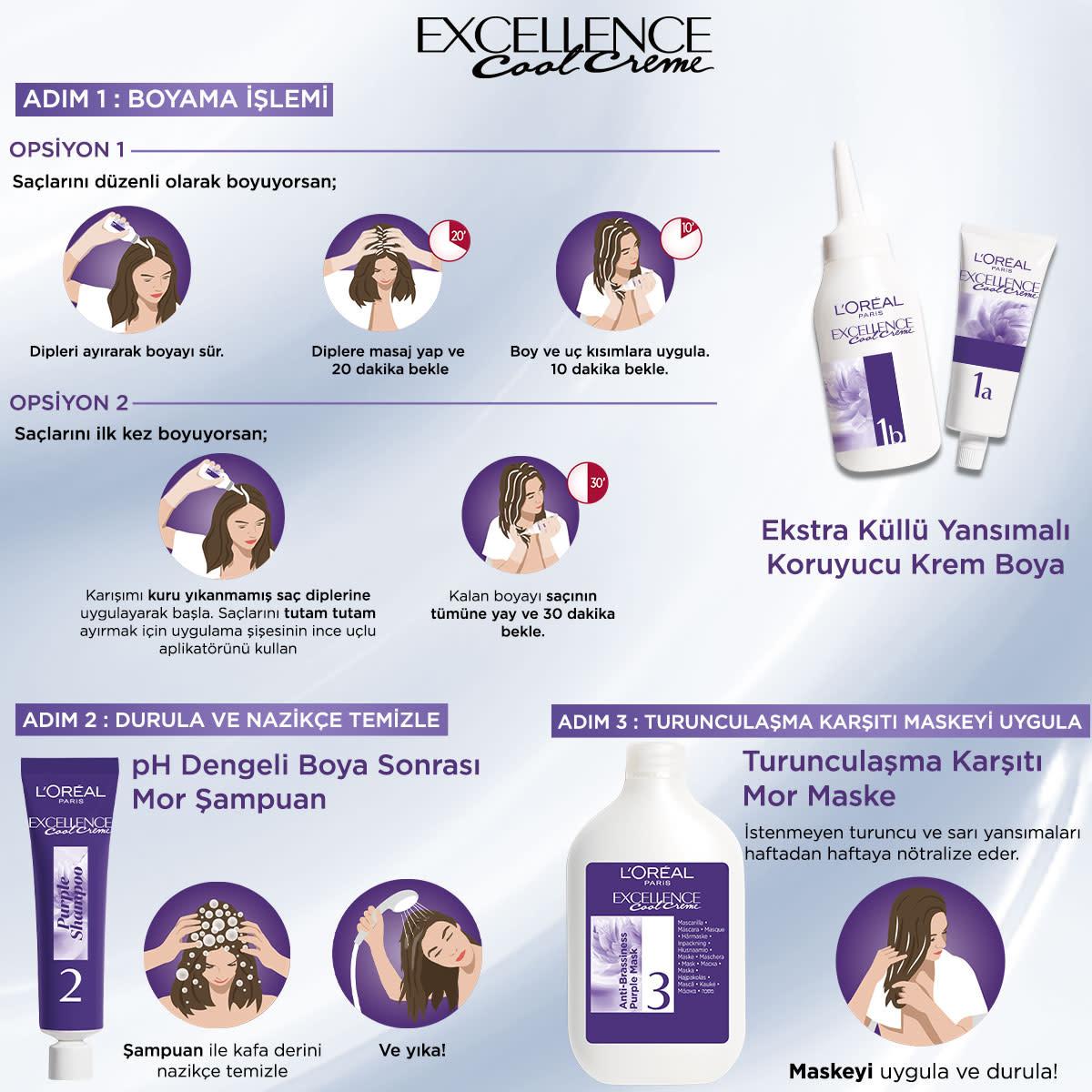 L'Oreal Excellence Cool Creme 7.11 – view 2
