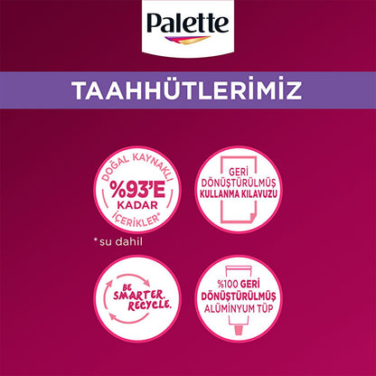 Palette Deluxe KŸllŸ A�õk Kumral Hair Dye: Intense Light Ash Blonde Color, Perfect Grey Coverage & Long Lasting Shine by Beauty Care Bag