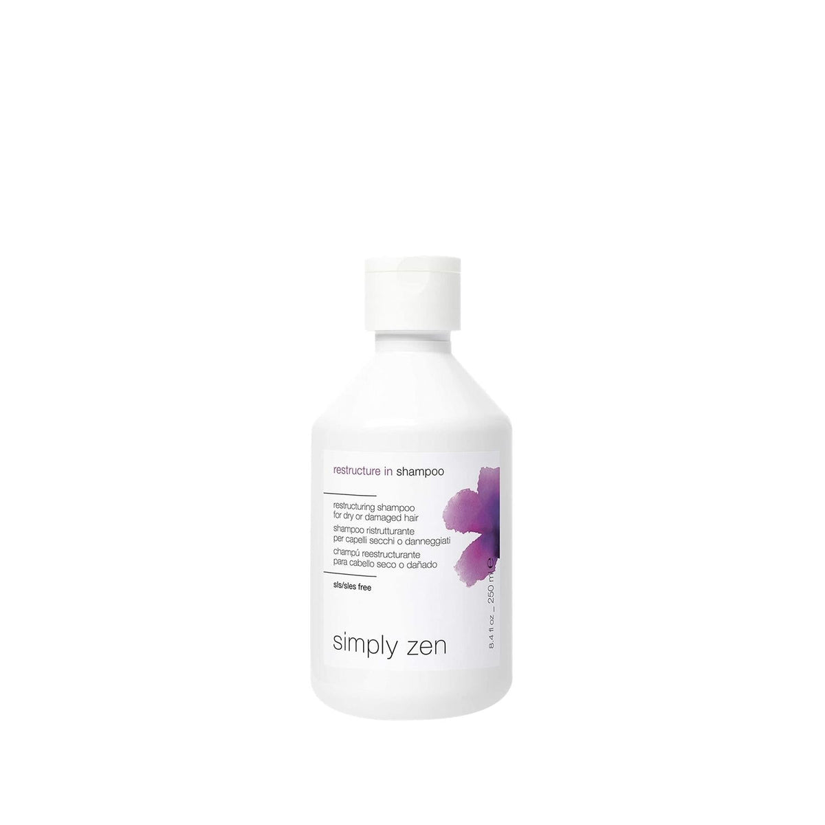 Simply Zen Restructuring Shampoo 250ml - Repair Damaged Hair, Soft & Manageable by Beauty Care Bag