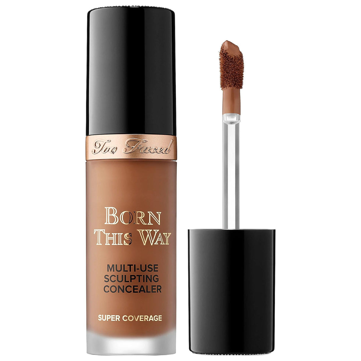 Born This Way: Full Coverage & Hydrating Concealer with Hyaluronic Acid - Vegan & Cruelty-Free - Natural Finish, Long-Wearing, Multi-Use by Beauty Care Bag