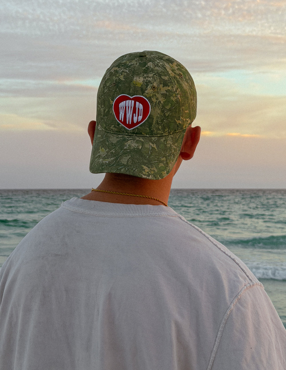 WWJD Camo Hat by Elevated Faith