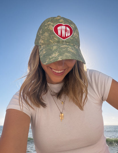 WWJD Camo Hat by Elevated Faith