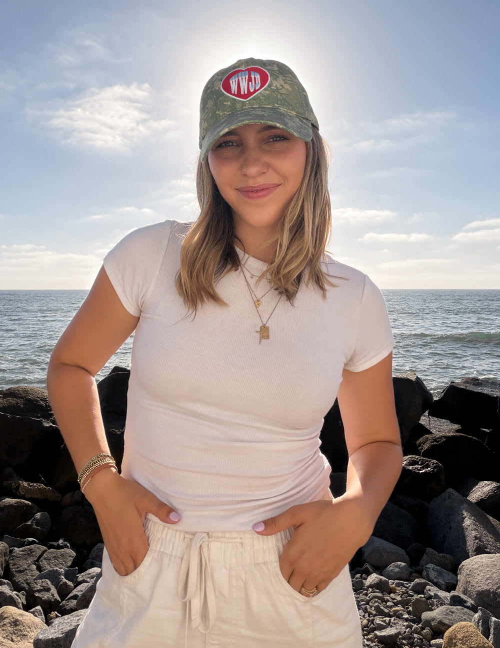 WWJD Camo Hat by Elevated Faith