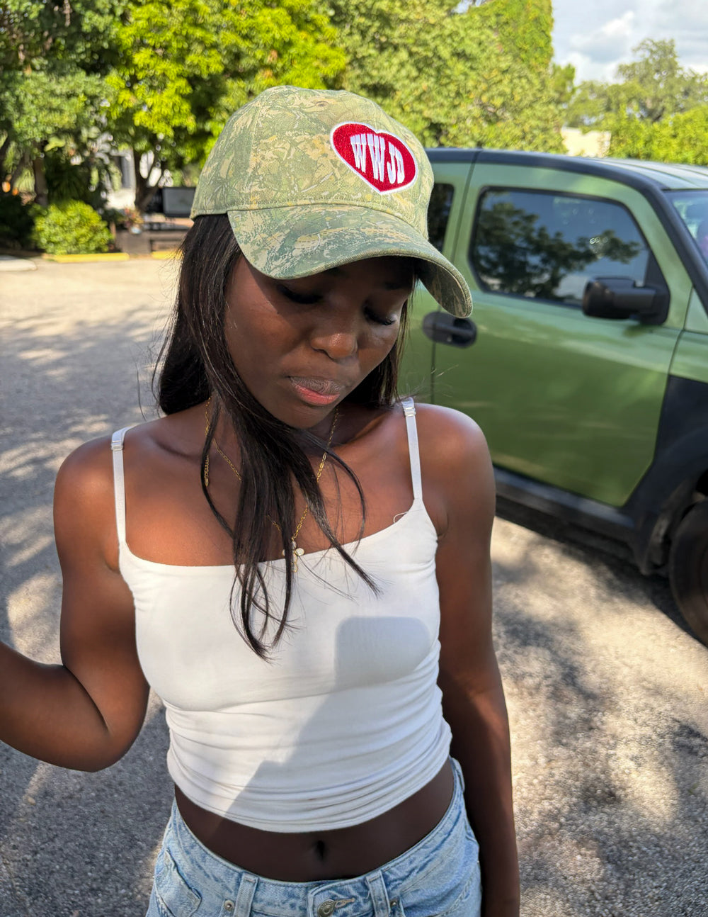 WWJD Camo Hat by Elevated Faith