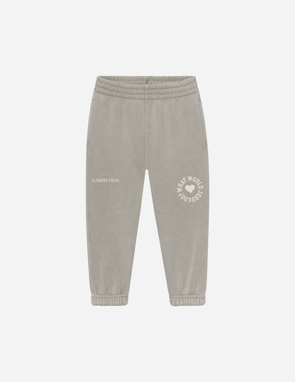 WWJD Varsity Kids Sweatpant by Elevated Faith
