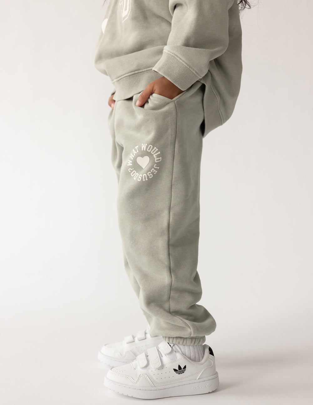 WWJD Varsity Kids Sweatpant by Elevated Faith