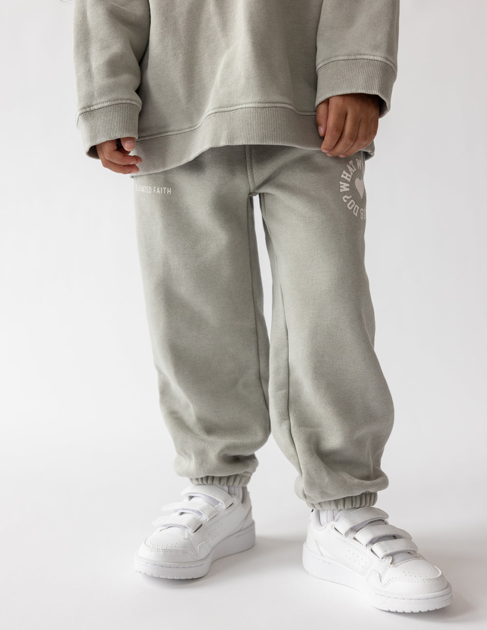 WWJD Varsity Kids Sweatpant by Elevated Faith
