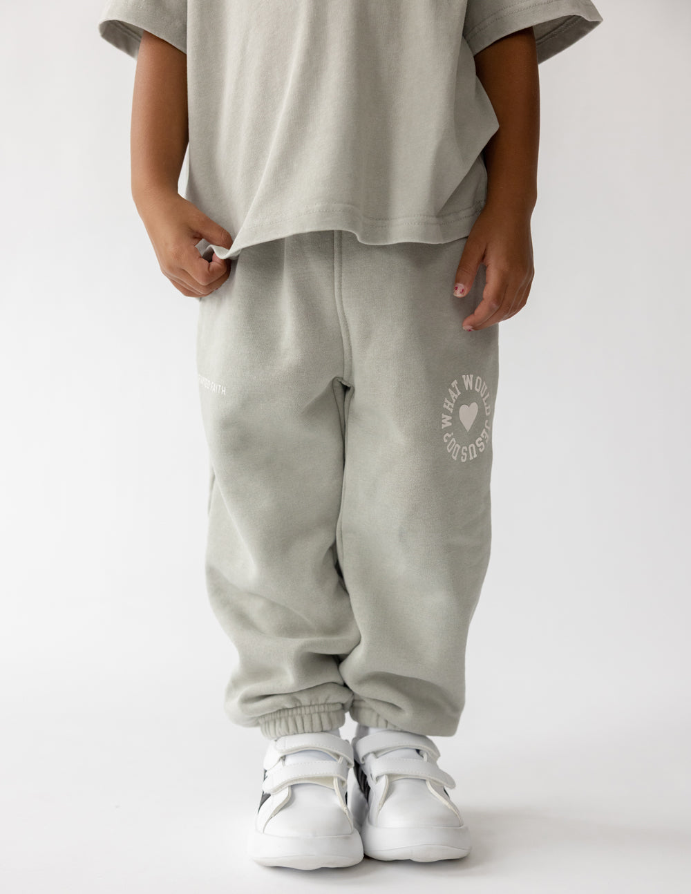 WWJD Varsity Kids Sweatpant by Elevated Faith