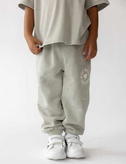 WWJD Varsity Kids Sweatpant by Elevated Faith