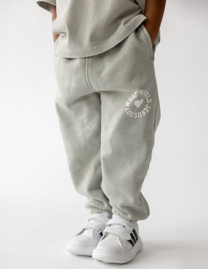 WWJD Varsity Kids Sweatpant by Elevated Faith