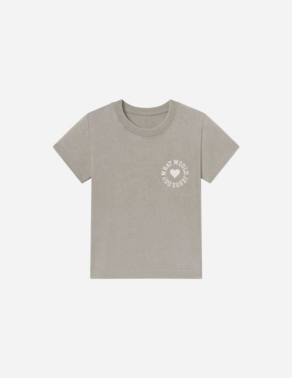 WWJD Varsity Kids Tee by Elevated Faith
