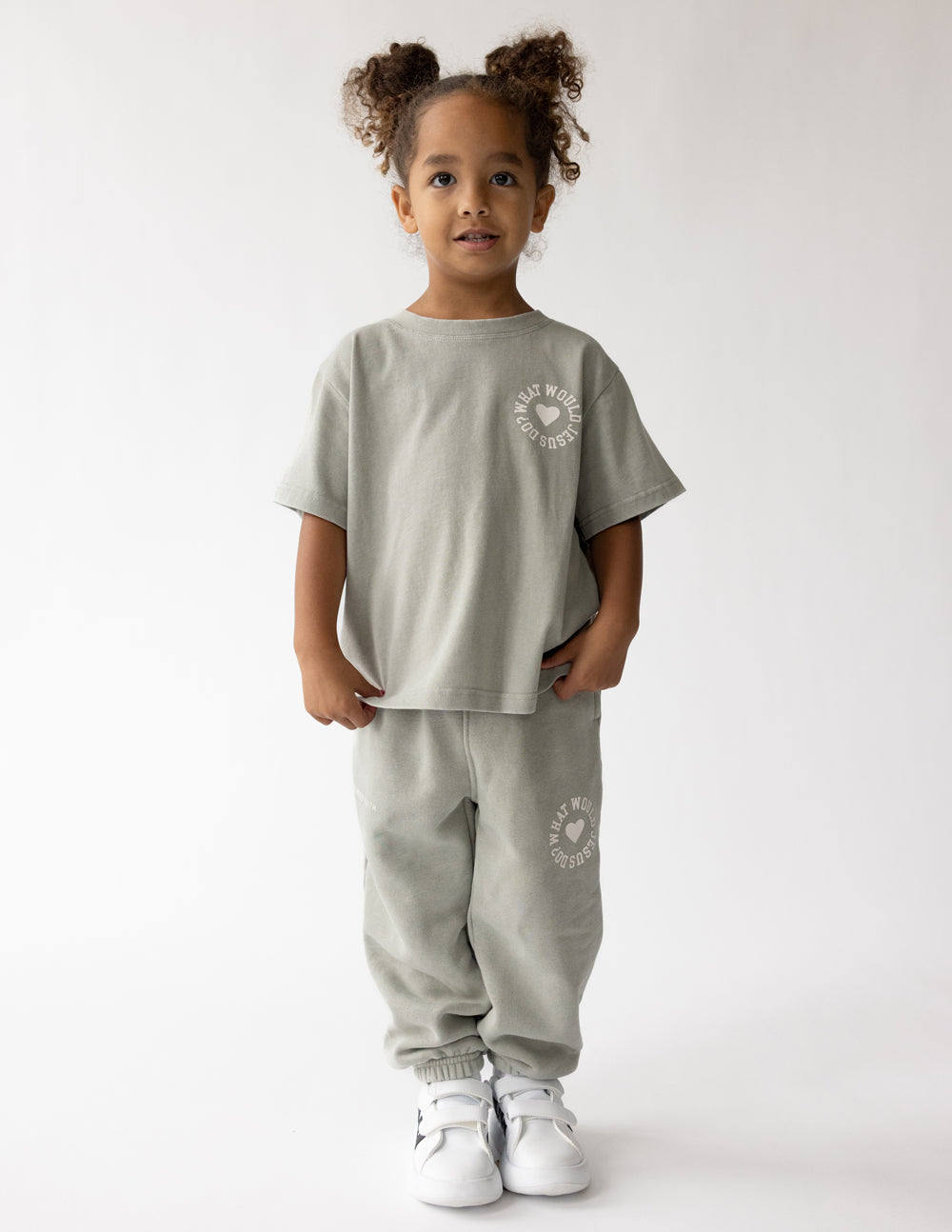 WWJD Varsity Kids Tee by Elevated Faith
