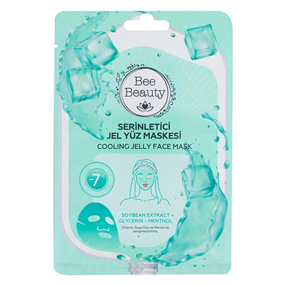 Bee Beauty Cooling Gel Face Mask for Refreshing Hydration 20 ml by Beauty Care Bag