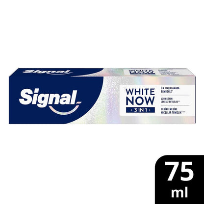 Signal White Now 3 in 1 Original Whitening Toothpaste 75 ml by Beauty Care Bag