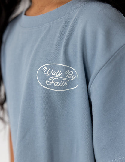 Walk by Faith Kids Tee by Elevated Faith