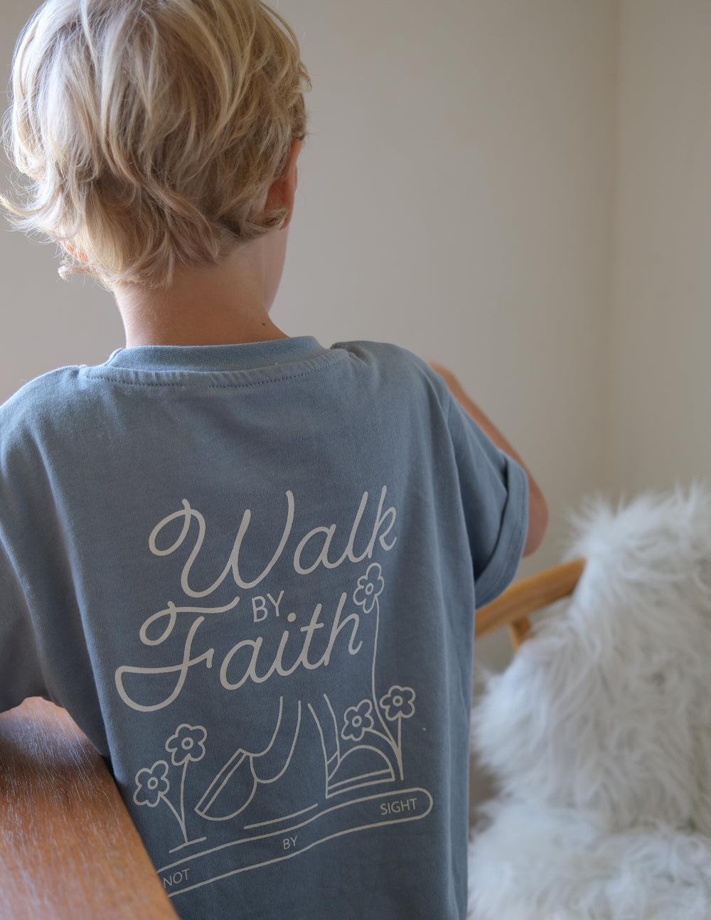 Walk by Faith Kids Tee by Elevated Faith