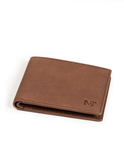 Tan Brown Slate Wallet - Mat finish by Classy Leather Bags