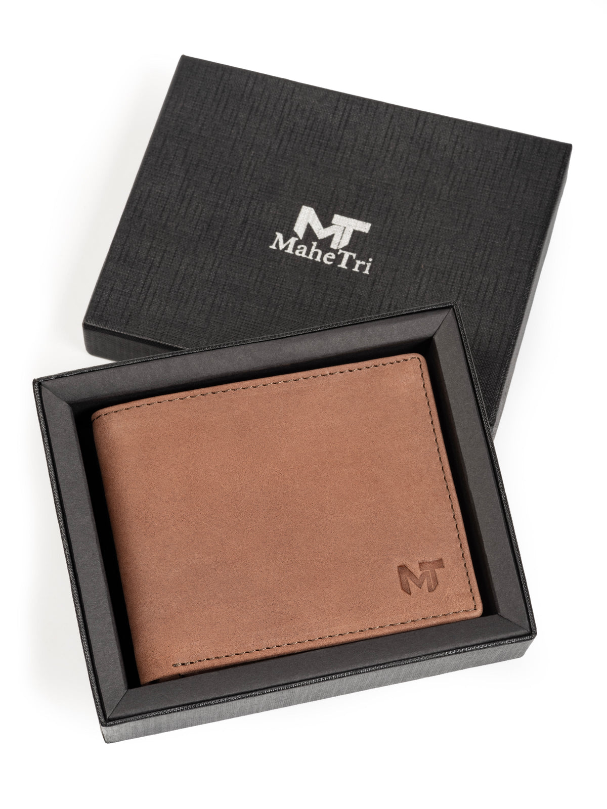 Tan Brown Slate Wallet - Mat finish by Classy Leather Bags