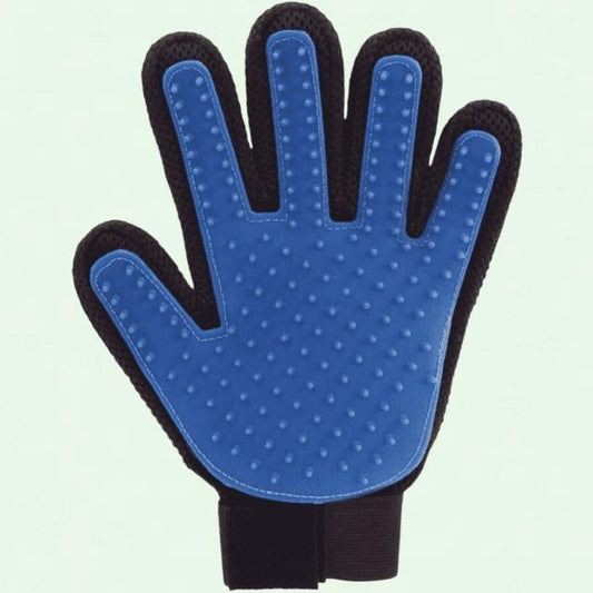 True Touch 5 Finger Deshedding Glove, For Easy Pet Grooming - As Seen On TV by Beauty Care Bag