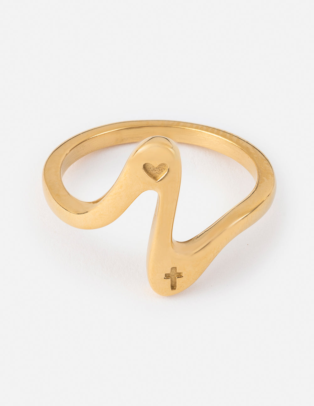 Wavy Heart Ring by Elevated Faith