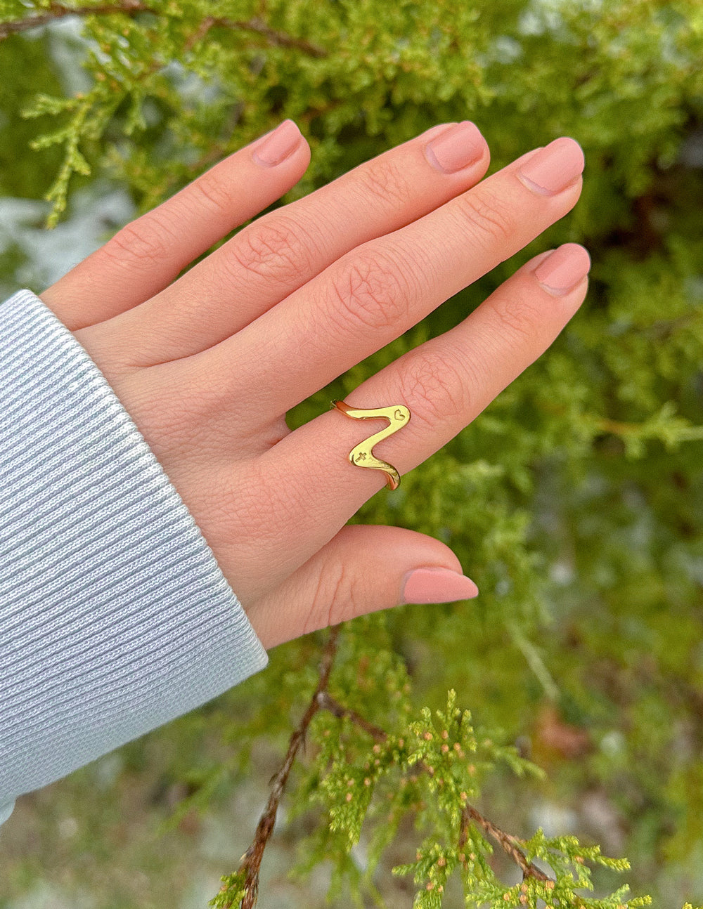Wavy Heart Ring by Elevated Faith