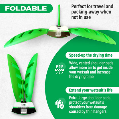 Folding Wetsuit Hanger by COR Surf