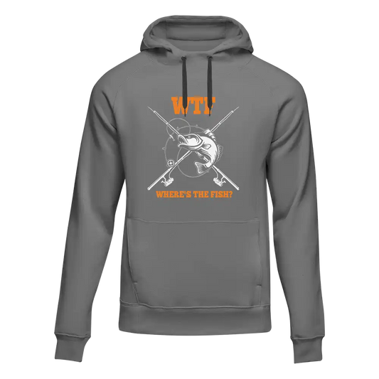 WTF Where's The Fish Unisex Hoodie by Outdoorzees