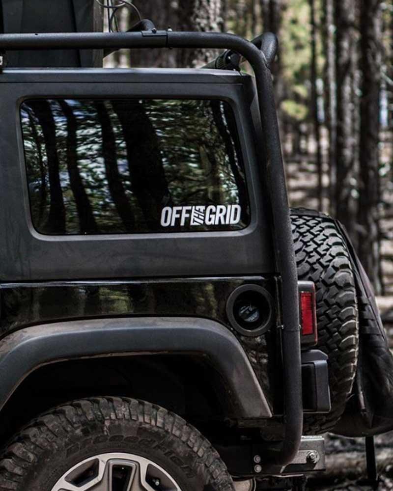 OFF THE GRID Solid Logo Decal - 7 Colors by Off The Grid Surplus