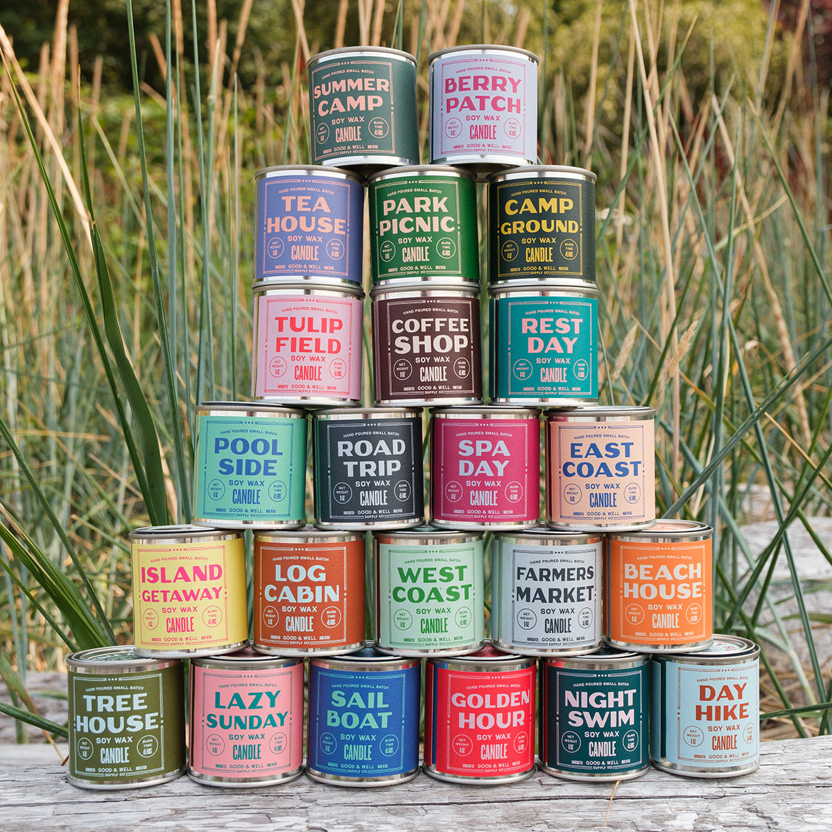 Log Cabin Soy Candle by Good & Well Supply Co.