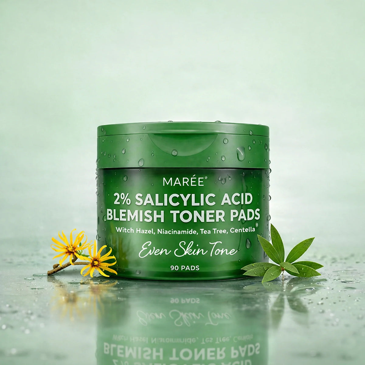 Witch hazel exfoliating clearing pads