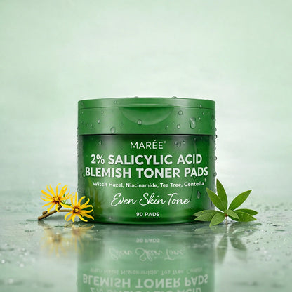 Witch hazel exfoliating clearing pads