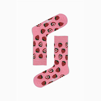 Carnaval Fruit-Themed Socks 5-Pack - Soft, Comfortable, and Stretchy Casual Socks for Everyday Wear by Beauty Care Bag
