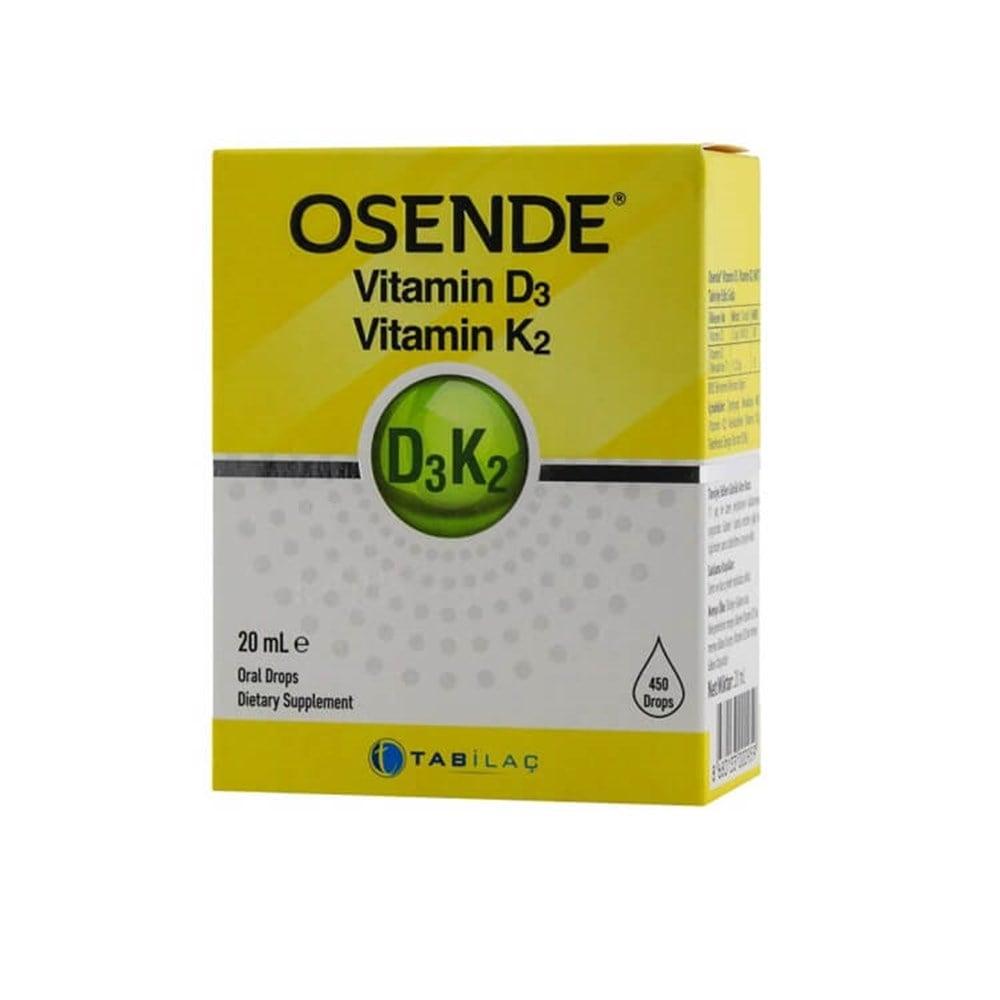 Osende Vitamin D3 K2 Drops: Enhanced Bone Health, Immune Support - Liquid Vitamin D Supplement for Optimal Absorption by Beauty Care Bag
