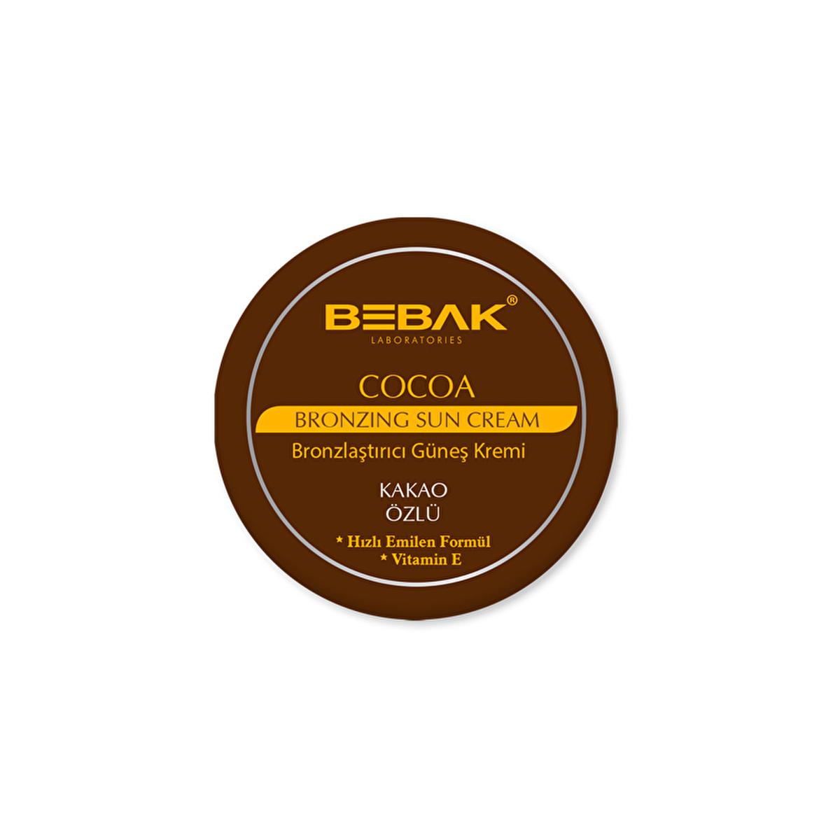 Bebak Cacao Sunless Tan Cream - Fast-Absorbing Formula for Quick Tanning | Ideal for Dark Skin | 100 ml by Beauty Care Bag