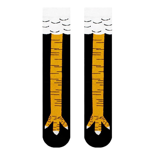 Carnaval Novelty Chicken Foot Socks - Funny, Unique Cotton Crazy Socks Gift, Playful Design & All-Day Comfort by Beauty Care Bag