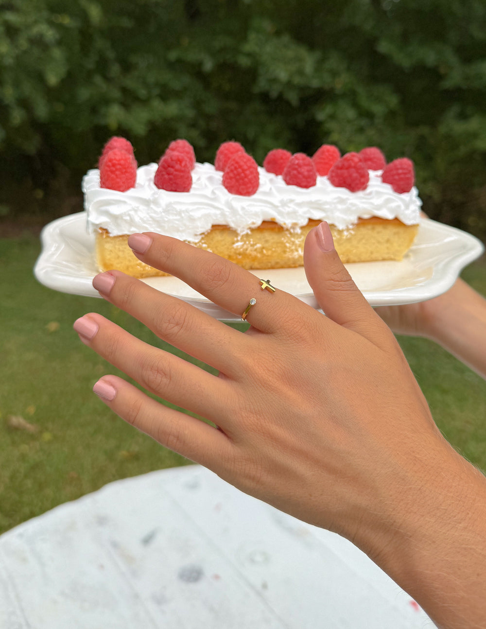 Wrapped Cross Gem Ring by Elevated Faith