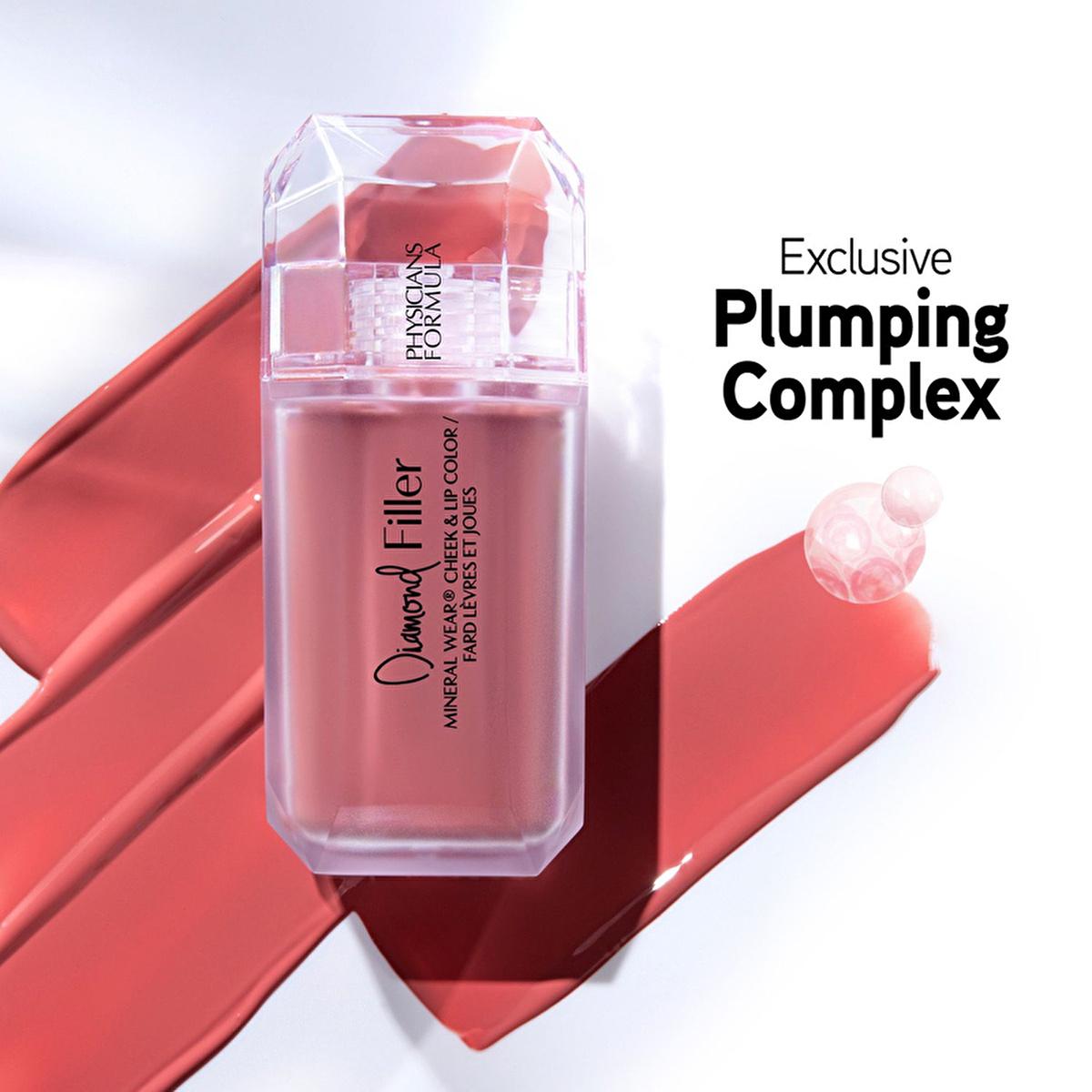 Physicians Formula Diamond Filler Allõk Blush - Radiant Shimmer for Cheeks & Lips - Desert Dust Glow by Beauty Care Bag