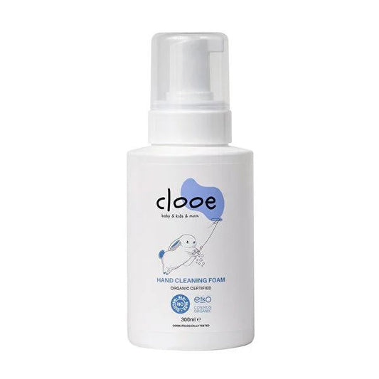 Clooe Organic Hand Cleansing Foam - Natural Aloe Vera & Blueberry Hand Soap for Sensitive Skin - Paraben & SLS Free - 10.14 fl oz by Beauty Care Bag