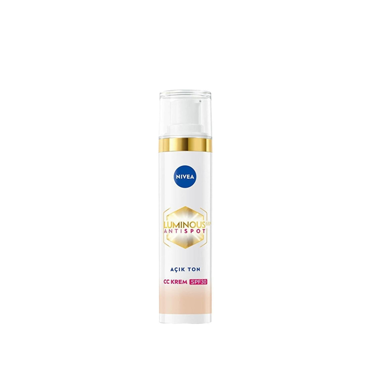 Nivea Luminous630 CC Cream SPF30 - Dark Spot Correction, Even Skin Tone, Light Tone Shade by Beauty Care Bag