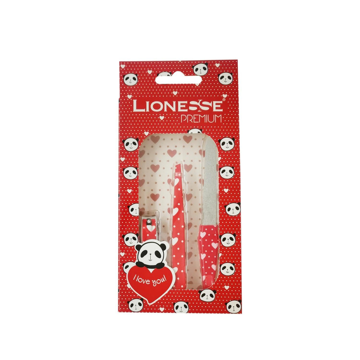 Lionesse Nail Care Set 124 - Comprehensive Nail Maintenance Tools for Personal Grooming by Beauty Care Bag